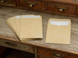 100Pcs Money Envelopes for Cash, 6.5 x 3.2 Kraft Paper Cash Envelopes for Self-Adhesive, Money V1192-AZ-W-17422