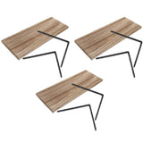 Wall Mounted Floating Shelves Solid Wood for Home V1369-AZ3-W-18088