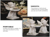 Luxury Candlesticks Home Decoration Retro White 2Pcs V1370-AZ4-23806