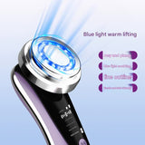 4-in-1 Facial Beauty Device - LED Light Therapy, Warm Lifting, Ion Cleansing & Eye Care V888-ELOSUNG29981