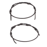 2PCS Replacement Tree Stand Cables 65 Inch Stainless Steel Plastic Climbing Treestand Cables for V1294-YM0710-3111230282611
