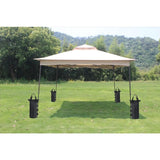 4 Pack Heavy Duty Weight Bags Double Stitched Leg Weights for Pop up Awning Tent Weighted Feet V1237-ZY-528-054