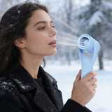 Portable Handheld Fan, Microphone Shape Design, USB Rechargeable High-Speed, Pink V1369-AZ3-W-10476