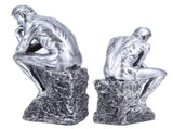 Thinker Statue European Style Resin Character Sculpture Home Office Bookshelf OrnamentSilver V1294-YM0901-3115210043911