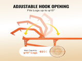 Timberjack, 46.5 in, Heavy Duty Steel Log Lifter, Log Roller with Adjustable Cant Hook, Logging V952-YMQJDSZDTIMB107OFV0