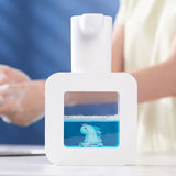 Touchless Automatic Sensor Soap Dispenser Cartoon Pet Waterproof Smart Foam Soap Dispenser White V1294-YM0716-3112220051011