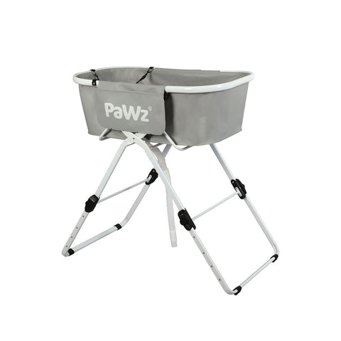 PaWz Pet Bathtub Adjustable Height Folding PT1216-GY