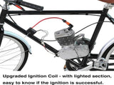 Motorized Bike CDI Ignition Coil Kit for 2 Stroke 49cc 50cc 66cc 80cc 100cc Engine Gas Bicycle V1192-AZ-W-22575