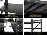 Giantz 4Mx1.8M Garage Shelving Warehouse Rack Black WR-F-20186-200BK-ABCX2