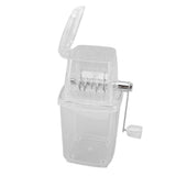 Hand Cranked Ice Crusher Clear Rustproof Multifunctional Manual Ice Crusher for Home Kitchen V1294-YM0523-3113220055511