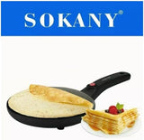 Electric Crepe Maker Frying Griddle Non Stick Pancake maker Baking Pan V612-SOK_CREPE_MAKER