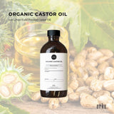 250ml Organic Castor Oil - Hexane Free Cold Pressed Anti Oxidant Skin Hair Care V238-SUPDZ-40037330354256