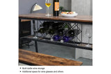 Viviendo Dining Table, Bar Table with Wine Storage Rack - Industrial Style V563-FRN-006-105-MTL