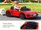 Ride On Car Licensed Audi R8 12V Electric Car for Kids Battery Red RCAR-R8-S-RD