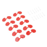 1000Set 6cm Chicken Blinders with Holes Plastic Anti Pecking Chicken Eye Glasses Goggles Accessory V1294-YM0714-3111210362111