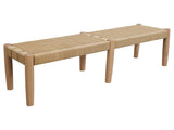 Kelly Loom Oak Bench V199-BE125RTKLNI