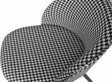 Levede 2x Dining Chairs Kitchen Cafe Black and White CH1037-2-HS