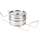 Stackable 3 Tier Stainless Steel Steamer Cooker Pot Set Cook Food Pressure Pot Accessories V1294-YM0901-3118200175611
