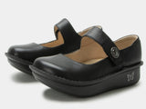 ALEGRIA Paloma Nursing Shoes Slip On Womens Work Working Hospitality - Black Nappa V563-PAL-601-41