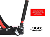 3 Ton Hydraulic Floor Jack 3T Trolley Low Profile Car Track Quick Lifting 75-500mm V379-3TLWPROJAC