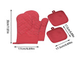 Chmadoxn 4 Pcs Oven and Pot Holders, Oven Glove High Heat Resistant 500 Degree, Long Oven V1189-WXFWAL-20260326-01818