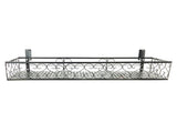 Iron Hang-ing Flower Railing Shelf Basket with Hooks Balcony Planter Pots Stand Holder for Outside V1294-YM0901-H39853