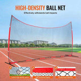 Barricade Backstop Net, 20x10 ft Ball Sports Barrier Netting, Portable Practice Equipment with Carry V952-DQW2010YC000EHXS0V0