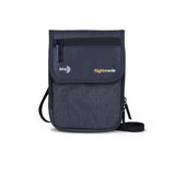 Flightmode RFID Neck Pouch - Charcoal V915-FB0007