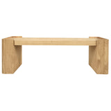 Adelle Solid Mindi Timber Bench - Small V199-BE130ADNIW
