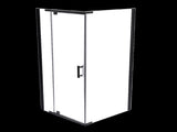 Shower Screen 1000x700x1900mm Framed Safety Glass Pivot Door By Della Francesca V63-829181
