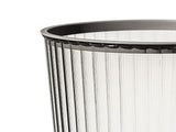 Transparent Garbage Bin with Top Ring Easy Attached Lid Free Large Capacity Trash Bin Can for V1294-YM0706-3117230156712
