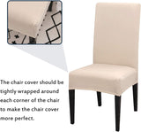 Dining Room Chair Covers, Set of 4 or 6, Stretchy, Removable, Washable, Chair Covers, Decorative V1237-ZY-203-4301