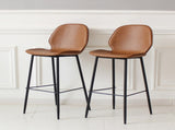 Levede 2x Bar Stool Barstools Counter Brown CH1104-2-BR