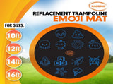12ft Replacement Trampoline Jumping Mat - Emoji TRP-MAT-EMJ-12