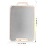 Stainless Steel Beige Cutting Board - Sleek, Multifunctional, Space-Saving Design V1192-AZ-W-31509