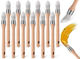12Pcs Painting Tool Edge Clean Painting Tool Corner Paint Brush Round Small Paint Brushes Thin V1192-AZ-W-22084