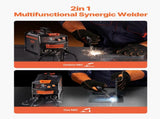 MIG, 130A Synergic Mig Welding Machine, 2-in-1 Gas MIG/Gasless Flux Core MIG Multi-Process V952-MIGYXHJ2H113A5ZGSV3