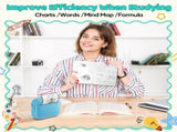 Pink X6 Mini Portable Bluetooth Instant Photo & Note Printer for Students - Deluxe 20-Piece Gift Set V888-ELOSUNG42687