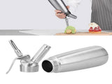 304 Stainless Steel Cream Foamer Whipper Dispenser Coffee Dessert Cake DIY Bake Tools500ML V1294-YM0901-3118200161311