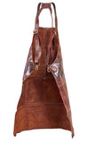 Pierre Cardin Professional Leather Apron Butcher Woodwork Hairdressing Barber Chef - Cognac V563-PC3433-COGNAC