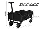 Foldable Shopping Cart, made of 600D waterproof Oxford fabric, equipped with all-terrain silent V1106-ZDGWL001
