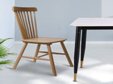 Levede 2x Dining Chairs Kitchen Windor Oak CH1035-2-OA