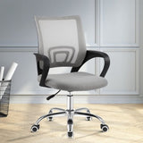 Artiss Mesh Office Chair Mid Back Grey OCHAIR-G-2004-GY