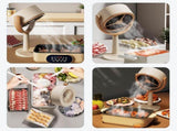 Portable Desktop Smoke Purifier Fan with Strong Suction, USB Rechargeable Mini Exhaust Hood for Home V1107-CS-TSCYYJ
