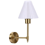 Gold Fabric Lampshade Nordic Style Modern Rechargeable Cordless Wall Lamp for Bedroom Living Room V1294-YM0901-3119250080711