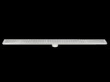 900mm Bathroom Shower Stainless Steel Grate Drain w/Centre outlet Floor Waste Square Pattern V63-832811