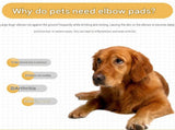 Blue 3XL Size Dog Protective Care Set - Polyester Elbow Sleeve, Adjustable Taffeta Dog Boots with V888-ELOSUNG56042
