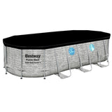 Bestway Swimming Pool 549x274x122cm Steel Frame Above Ground Pools Filter Pump Ladder 13430L BW-POOL-549-56717