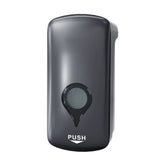 1L Manual Soap Dispenser Large Button Wall Mounted Double Leakproof Pump Drip Liquid Dispenser Black V1294-YM0901-3112250043611
