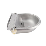 Stainless Steel Automatic Waterer Pet Livestock Tool Animals Water Bowl with Floating Ball for V1294-YM0901-H41809